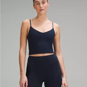 lululemon Align Cropped Cami Tank A/B in True Navy, Size US12